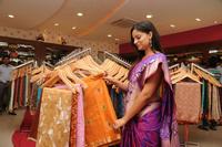 Anuhya at Sreeja Banaras Festival Launch